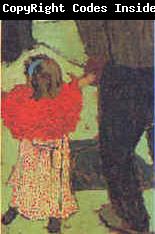 Edouard Vuillard Enfant avec Echarpe Rouge